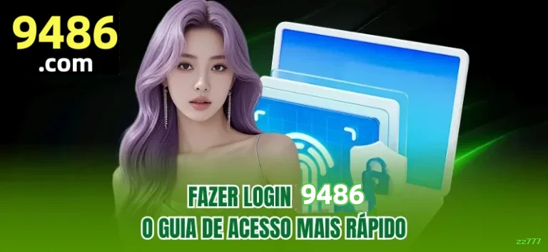 Imagem promocional do login da zz777